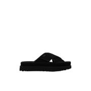 Goudenster slides UGG , Black , Dames