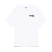 Witte Crew Neck T-shirts en Polos Kenzo , White , Heren