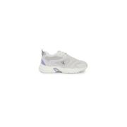 Leren Sneaker met 4,5 cm Hak Calvin Klein , White , Dames