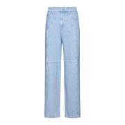 Valeria Straight-Leg Blauwe Jeans Isabel Marant Étoile , Blue , Dames