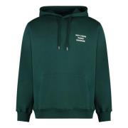 Geribbelde Katoenen Hoodie Drole de Monsieur , Green , Heren