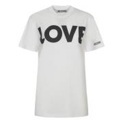 Stijlvolle T-shirts en Polos Moschino , White , Dames