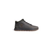 Grijze Effen Sneakers met Rubberen Zool Timberland , Gray , Heren