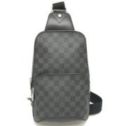 Pre-owned Canvas crossbody-bags Louis Vuitton Vintage , Gray , Heren