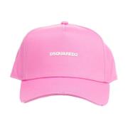 Roze Baseballpet Dames Accessoires Dsquared2 , Pink , Dames