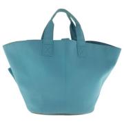 Pre-owned Canvas handbags Hermès Vintage , Blue , Dames