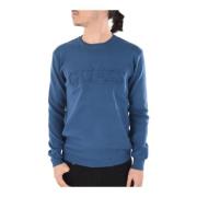 ML Logo Sweatshirt - Blauw Guess , Blue , Heren