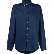 Stijlvolle Overhemden Collectie Polo Ralph Lauren , Blue , Heren