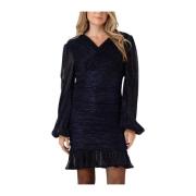 Blauwe Emilou Jurk Notre-v , Blue , Dames