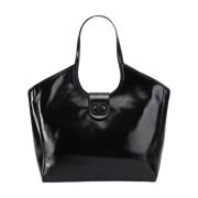 Zwarte Patent Chelsea Tote Tas Kurt Geiger , Black , Dames