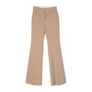 Beige Op Maat Gemaakte Flared Broek Sportmax , Beige , Dames