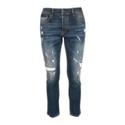 Moderne Blauwe Jeans voor Mannen Costume National , Blue , Heren