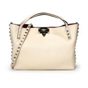 Witte Rockstud tassen met haaksluiting Valentino Garavani , White , Da...