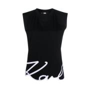 Top Smanicato Karl Lagerfeld , Black , Dames