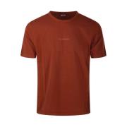 Sable Logo T-Shirt C.p. Company , Red , Heren