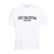 Stijlvol T-shirt in ivoor Valentino , White , Heren