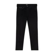 Slim Fit Katoen Stretch Jeans Collectie GAS , Black , Heren