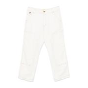 Beige Katoenen Canvas Broek Icecream , Beige , Heren