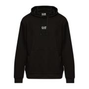 Sweatshirt met logo Emporio Armani EA7 , Black , Heren