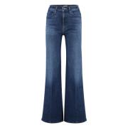 Roller Sneak straight-leg jeans Mother , Blue , Dames