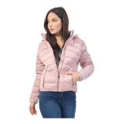 Roze Gewatteerde Regenjas met Capuchon YES ZEE , Pink , Dames