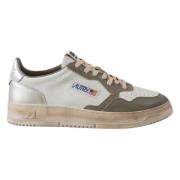 Vintage Leren Sneakers Autry , Multicolor , Heren