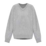 Sweater Mallory Lisa Yang , Gray , Dames