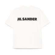 Witte T-shirts en Polos Jil Sander , White , Dames