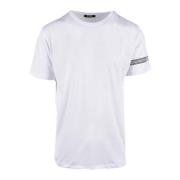 Katoenen T-shirt met uniek ontwerp Costume National , White , Heren