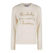 Stijlvolle Crewneck Sweater MC2 Saint Barth , White , Dames