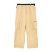 Cargo broek met grote zakken Off White , Beige , Heren