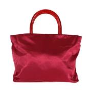 Pre-owned Plastic totes Prada Vintage , Red , Dames