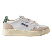 Retro 80's Stijl Witte Sneakers Autry , White , Dames