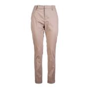 Lichtgewicht katoenen Chino broek. Slim fit. Dondup , Beige , Heren