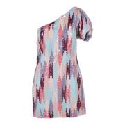 Polyester Jurk voor Vrouwen Weili Zheng , Multicolor , Dames