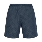 Grijze Bermuda Shorts Stijlvolle Moderne Mannen Givenchy , Gray , Here...