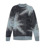 Gepixelde Grafische Trui met Zijrits Dries Van Noten , Multicolor , He...