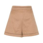 Elegante Kamelenharen Broek Max Mara , Brown , Dames