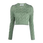 Sfinge Gebreide Kleding Collectie Max Mara , Green , Dames