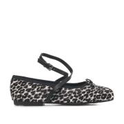 Bruine Luipaardprint Ballerina Elegante Stijl Michael Kors , Black , D...