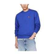 Badge Crew Sweatshirt Tommy Hilfiger , Blue , Heren