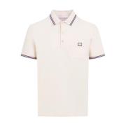 Burro Polo Shirt Valentino , Beige , Heren