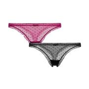 Geborduurde gestippelde bikini slipjes John Richmond , Multicolor , Da...