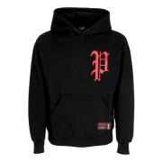 Zwarte hoodie met voorzak Propaganda , Black , Heren