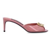 Stijlvolle Keira Mule Schoenen Dolce & Gabbana , Pink , Dames