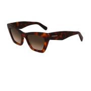 Bruin Verloop Zonnebril Sf929Sn 219 Salvatore Ferragamo , Brown , Unis...