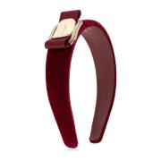 Fluwelen hoofdband Salvatore Ferragamo , Red , Dames