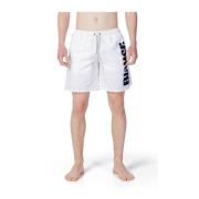 Witte polyester zwemkleding voor mannen Blauer , White , Heren