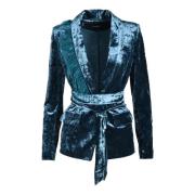 Avondjasje met polyester en elastan Patrizia Pepe , Blue , Dames