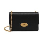 Zwarte Kleine Darley Klassieke Grain Tas Mulberry , Black , Dames